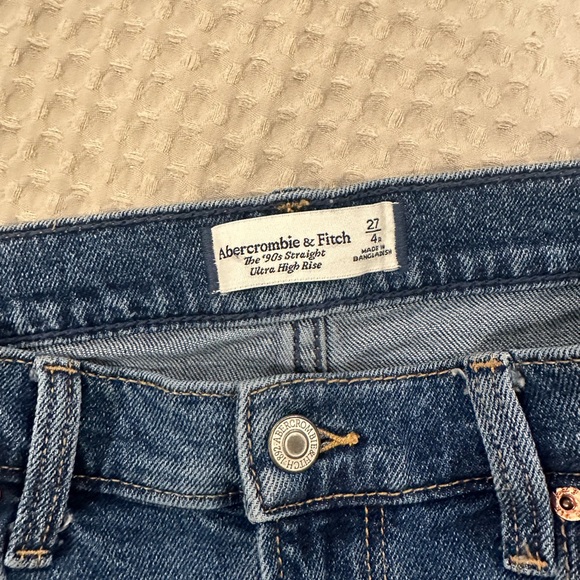 Abercrombie and fitch ultra high rise the 90s straight Jean - Picture 4 of 5